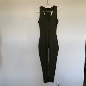 [POPULAR 21] Olive-Green Women Jumpsuit, Green Women One-Piece, - Size Small